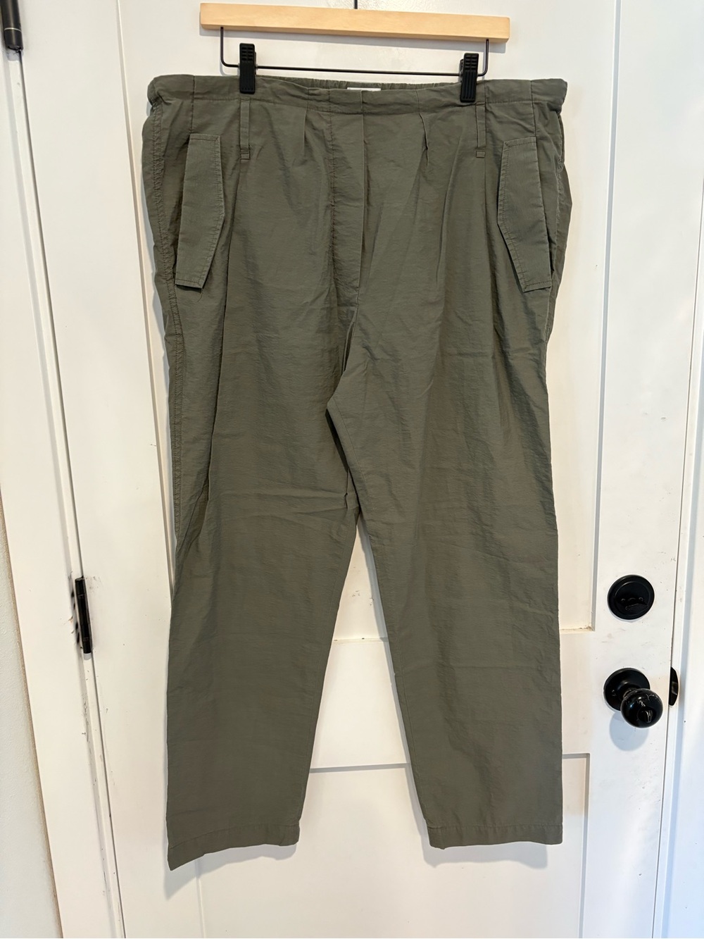 Brunello Cucinelli olive green casual trousers size 8